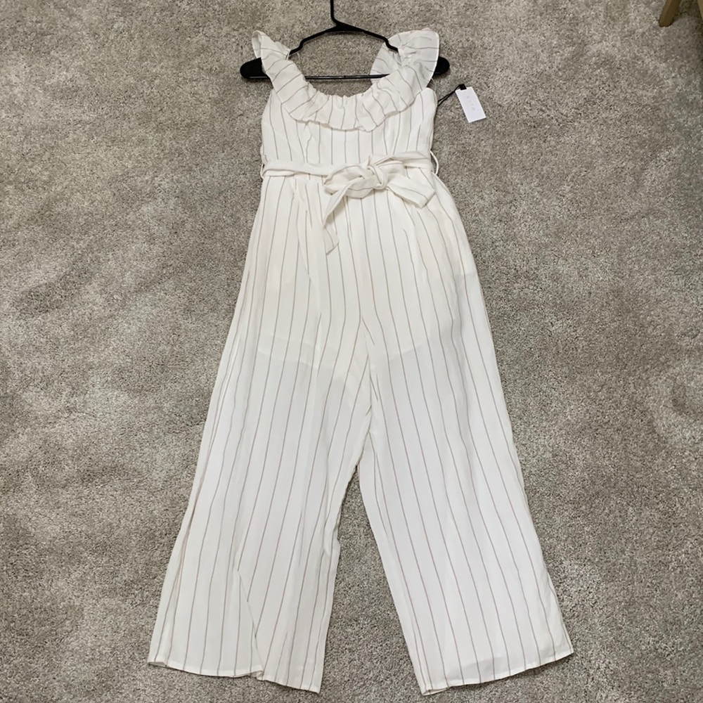 NWT ASTR the Label Striped Jumpsuit, Size M